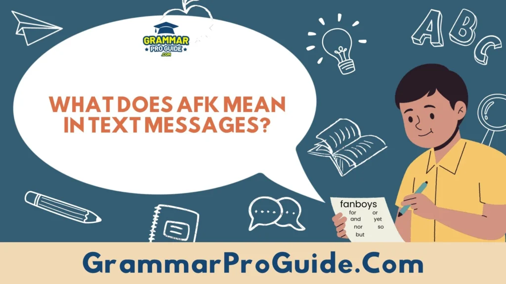 What Does AFK Mean in Text Messages?
